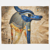 The Egyptian Eye´5 Fleece Deken (Voorkant (Horizontaal))