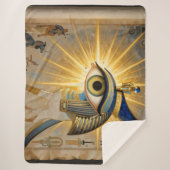 The Egyptian Eye´6 Sherpa Deken (Voorkant)