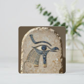 The Egyptian Eye´8 Feestdagenkaart (Staand voorkant)