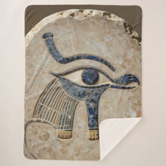 The Egyptian Eye´8 Sherpa Deken (Voorkant)