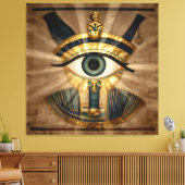 The Egyptian Eye´9 Canvas Afdruk (Insitu (Woonkamer))