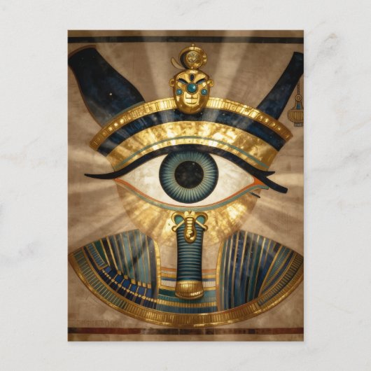 The Egyptian Eye´9 Feestdagenkaart (Voorkant)