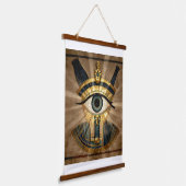 The Egyptian Eye´9 Hangend Wandkleed (Gebogen)