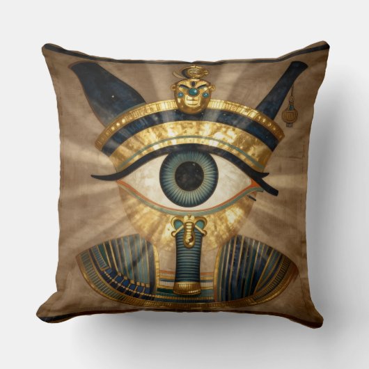 The Egyptian Eye´9 Kussen (Voorkant)