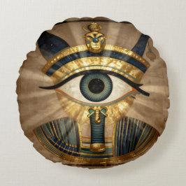 The Egyptian Eye´9 Rond Kussen