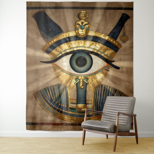 The Egyptian Eye´9 Wandkleed (In situ)