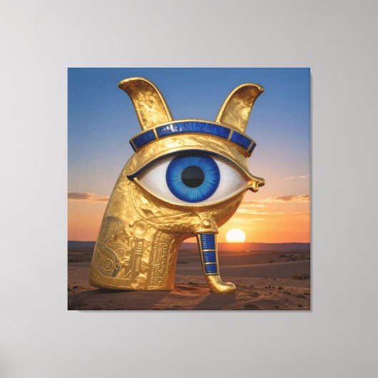 The Egyptian Eye Canvas Afdruk (Voorkant)