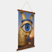 The Egyptian Eye  Hangend Wandkleed (Gebogen)