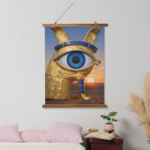The Egyptian Eye  Hangend Wandkleed (Slaapkamer)