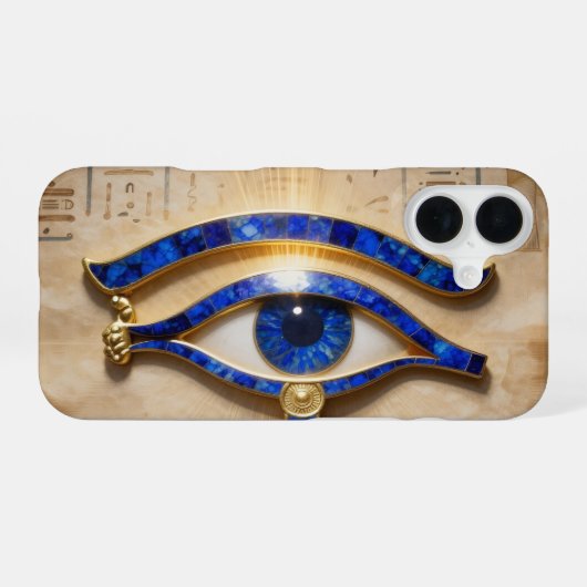 The Egyptian Eye  iPhone 16 Hoesje (Achterkant horizontaal)