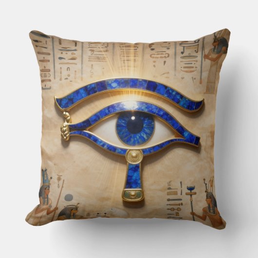 The Egyptian Eye  Kussen (Voorkant)