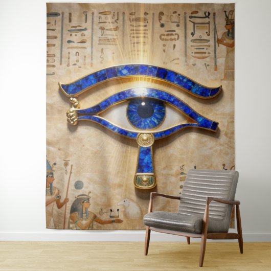 The Egyptian Eye  Wandkleed (In situ)