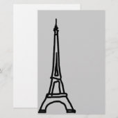 The Eiffel Tower Briefpapier (Voorkant / Achterkant)