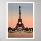 The Eiffel Tower, Parijs, Frankrijk Poster (Voorkant)