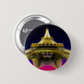 The Eiffel Tower, Parijs, Frankrijk Ronde Button 5,7 Cm (Voorkant /achterkant)