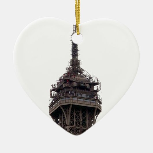 The Eiffel Tower Paris Frankrijk Keramisch Ornament (Voorkant)