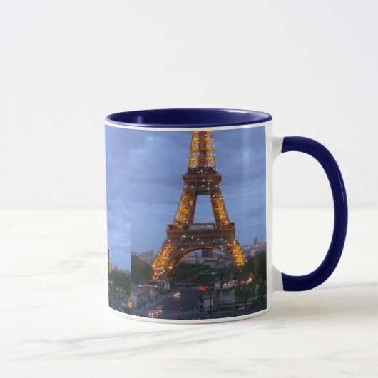 The Eiffel Tower Paris Frankrijk Mok (Rechts)