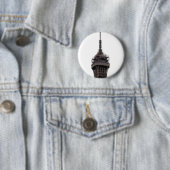 The Eiffel Tower Paris Frankrijk Ronde Button 5,7 Cm (In situ)