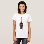 The Eiffel Tower Paris Frankrijk T-shirt (Voorkant volledig)
