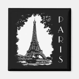 The Eiffel Tower Paris Illustration magnet