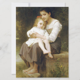 The Elder Sister (door William Bouguereau) Kaart