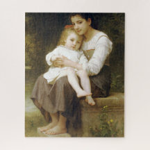 The Elder Sister (door William Bouguereau)