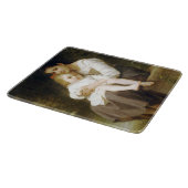 The Elder Sister (door William Bouguereau) Snijplank (Hoek)