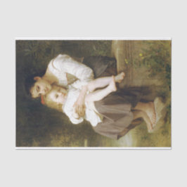 The Elder Sister (door William Bouguereau) Tissuepapier