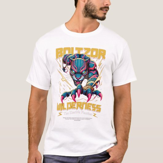 The Electric Panther T-shirt (Voorkant)