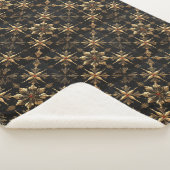 The Elegant Christmas - Black Sherpa Deken (3/4)