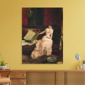 The Elegant Connoisseur, 1883 (olie op doek) Canvas Afdruk (Insitu (Woonkamer))