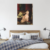 The Elegant Connoisseur, 1883 (olie op doek) Canvas Afdruk (Insitu (Slaapkamer))