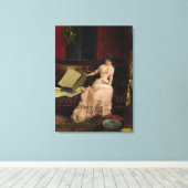 The Elegant Connoisseur, 1883 (olie op doek) Canvas Afdruk (Insitu (Houten vloer))