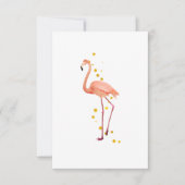 The elegant flamingo kaart (Voorkant)
