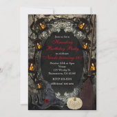The Elegant Witch Classy Birthday Halloween Party Kaart (Voorkant)