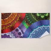 The Elements Mandalas Beach Towel Strandlaken (Voorkant)