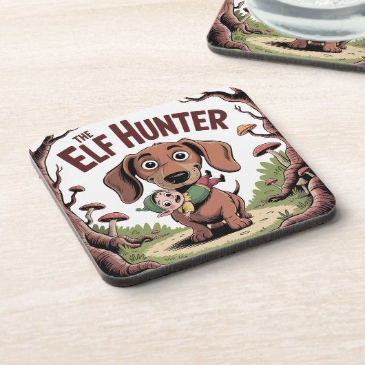 THE ELF HUNTER BIER ONDERZETTER (Linkerzijde)