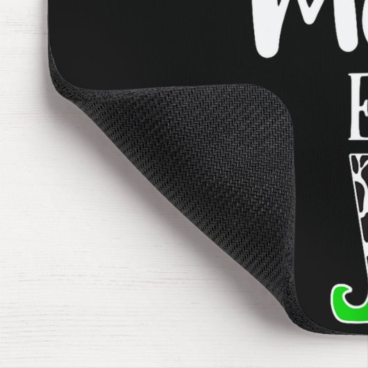 The Elf Moo Cow Funny Christmas Elf Family Matchin Muismat (Hoek)