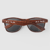 The Elite - Wooden Sunglasses – 2026 Personalized Zonnebrillen (Achterkant)