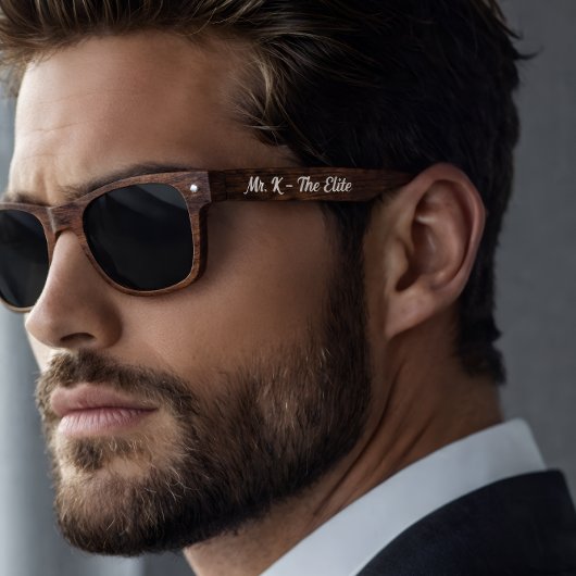 The Elite - Wooden Sunglasses – 2026 Personalized Zonnebrillen