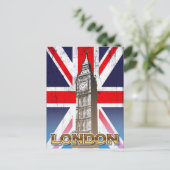 The Elizabeth Tower (Big Ben) - Londen, Verenigd K Briefkaart (Staand voorkant)