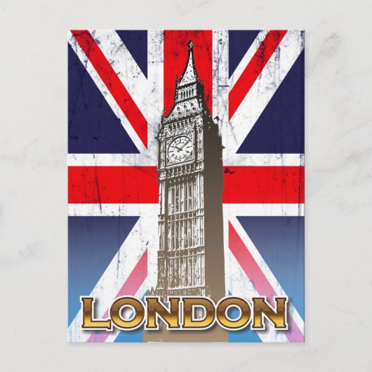 The Elizabeth Tower (Big Ben) - Londen, Verenigd K Briefkaart (Voorkant)