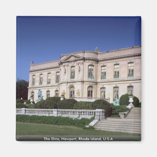 The Elms, Newport, Rhode Island, Verenigde Staten Magneet (Voorkant)