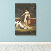 The Elopement (Romantic Date) (door E.B. Leighton) Canvas Afdruk (Insitu (Houten vloer))