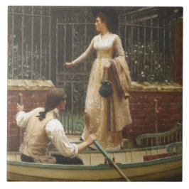 The Elopement (Romantic Date) (door E.B. Leighton) Tegeltje