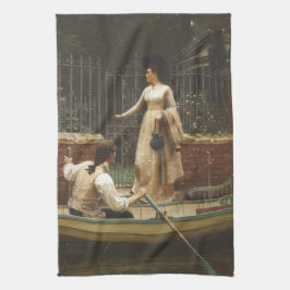 The Elopement (Romantic Date) (door E.B. Leighton) Theedoek