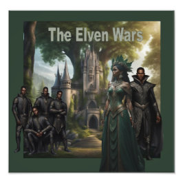 The Elven Wars, boek 2 Hoesje kunst Foto Afdruk