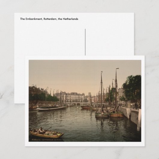 The Embankment, Rotterdam, Nederland Briefkaart (Voorkant / Achterkant)