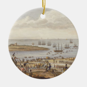 The Embarkation of the English in Holland, 30 Nove Keramisch Ornament