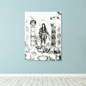 The Emblem of England, oktober 1690 Canvas Afdruk (Insitu (Houten vloer))